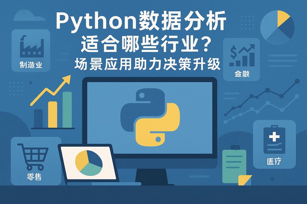 python数据分析适合哪些行业？场景应用助力决策升级