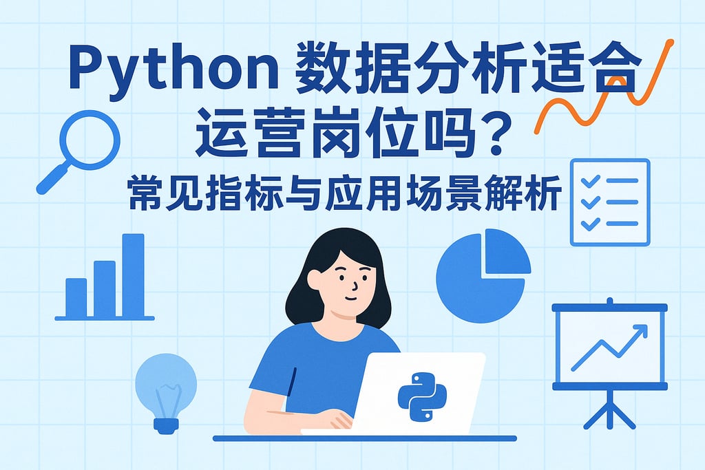 python数据分析适合运营岗位吗？常见指标与应用场景解析