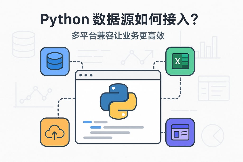 python数据源如何接入？多平台兼容让业务更高效