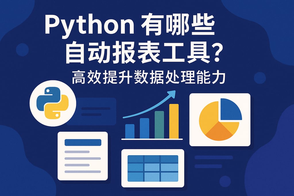 python有哪些自动报表工具？高效提升数据处理能力