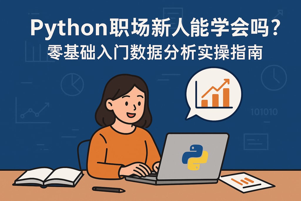 python职场新人能学会吗？零基础入门数据分析实操指南