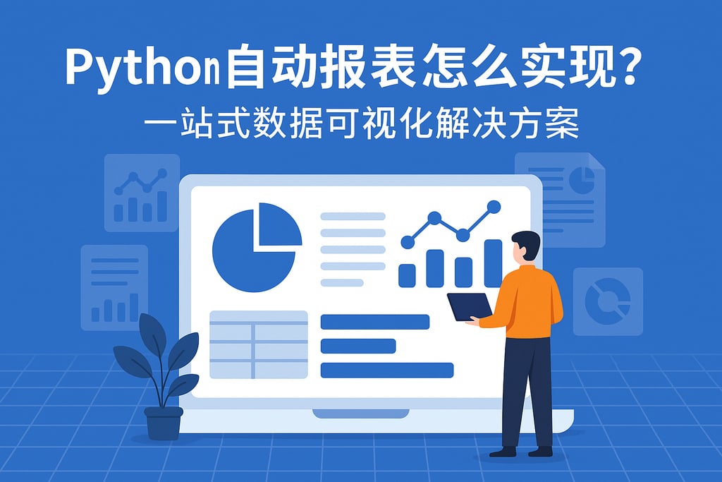 python自动报表怎么实现？一站式数据可视化解决方案