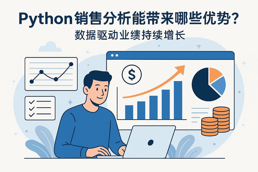python销售分析能带来哪些优势？数据驱动业绩持续增长