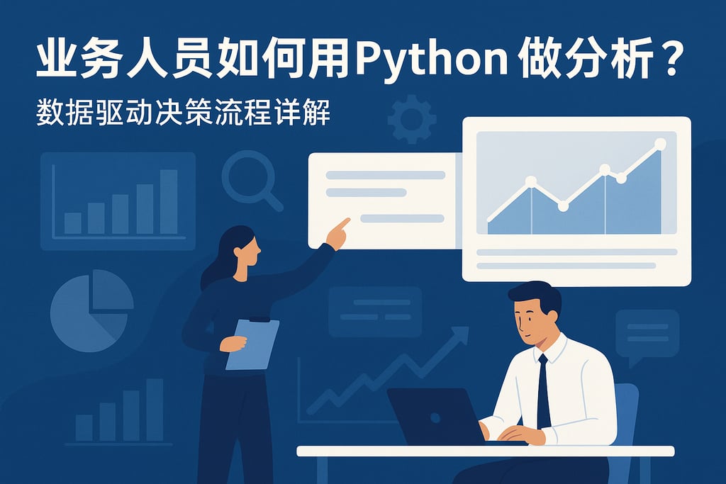 业务人员如何用Python做分析？数据驱动决策流程详解