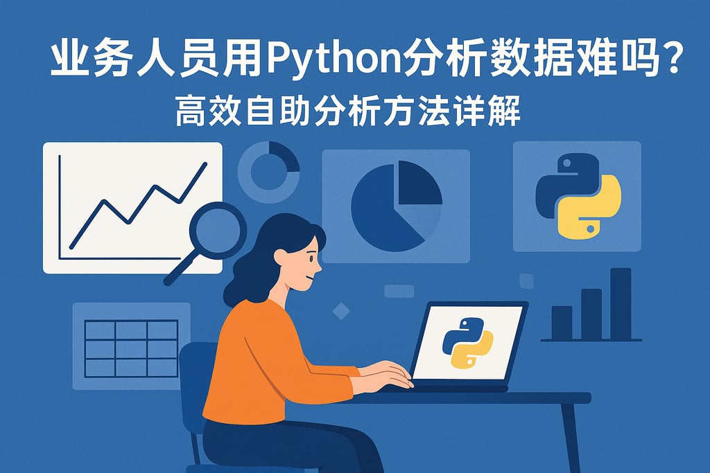 业务人员用Python分析数据难吗？高效自助分析方法详解