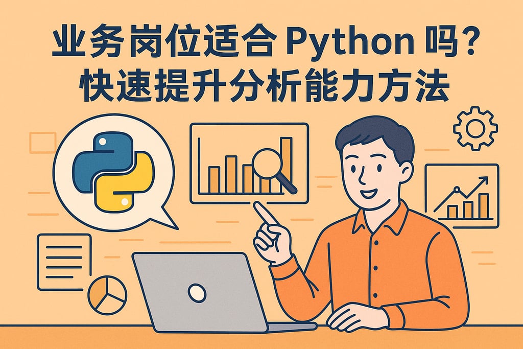 业务岗位适合Python吗？快速提升分析能力方法