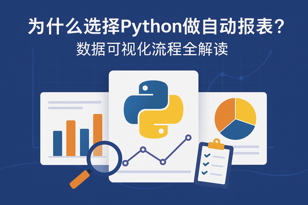 为什么选择Python做自动报表？数据可视化流程全解读
