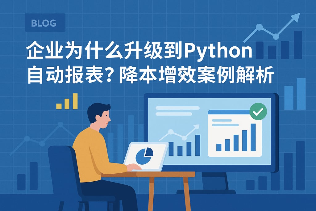 企业为什么升级到Python自动报表？降本增效案例解析