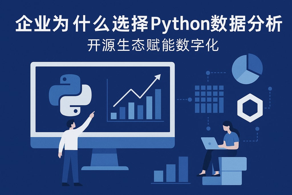企业为什么选择Python数据分析？开源生态赋能数字化
