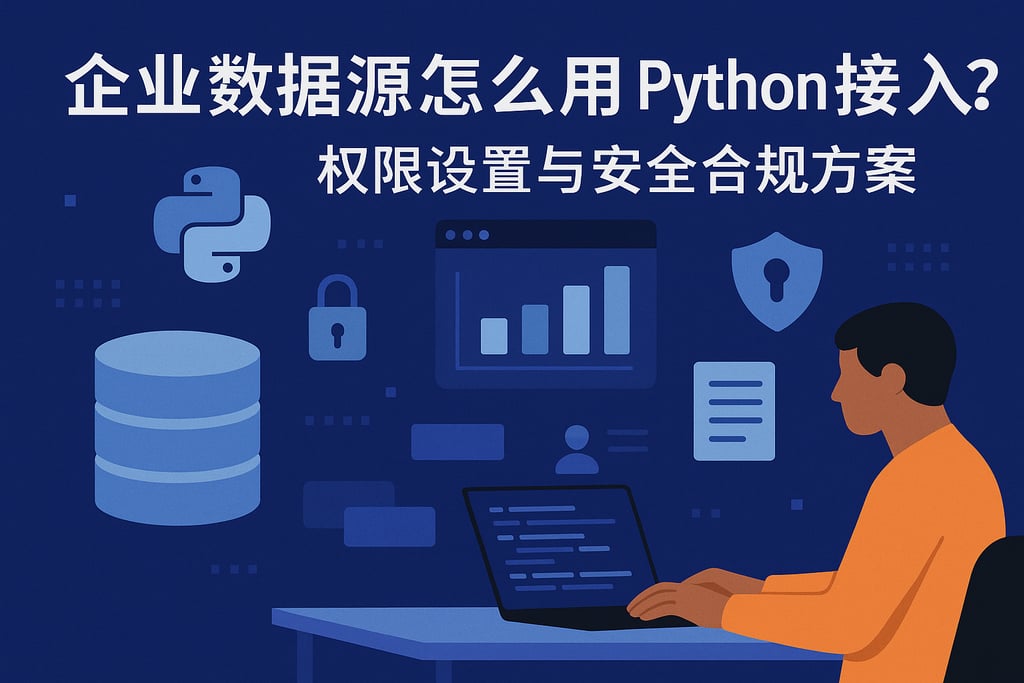 企业数据源怎么用Python接入？权限设置与安全合规方案