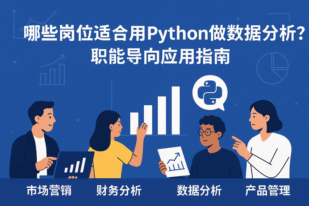 哪些岗位适合用Python做数据分析？职能导向应用指南