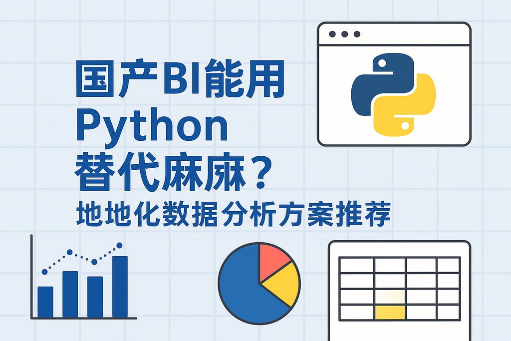 国产BI能用Python替代吗？本地化数据分析方案推荐？