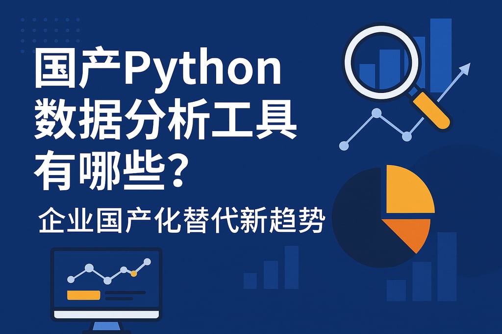国产Python数据分析工具有哪些？企业国产化替代新趋势