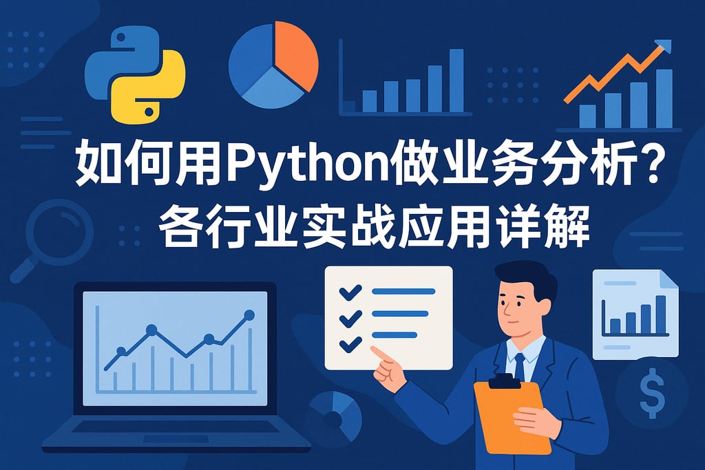 如何用Python做业务分析？各行业实战应用详解