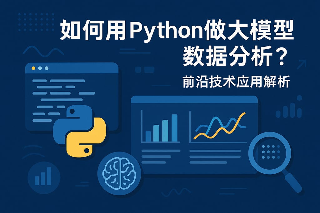 如何用Python做大模型数据分析？前沿技术应用解析