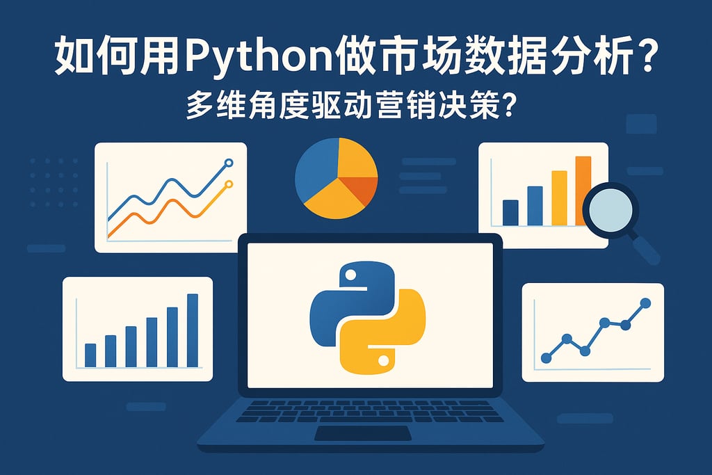 如何用Python做市场数据分析？多维角度驱动营销决策？