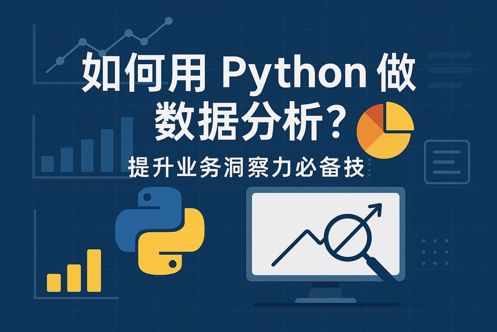 如何用Python做数据分析？提升业务洞察力必备技能