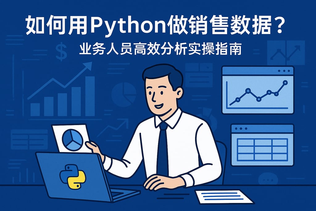 如何用Python做销售数据？业务人员高效分析实操指南