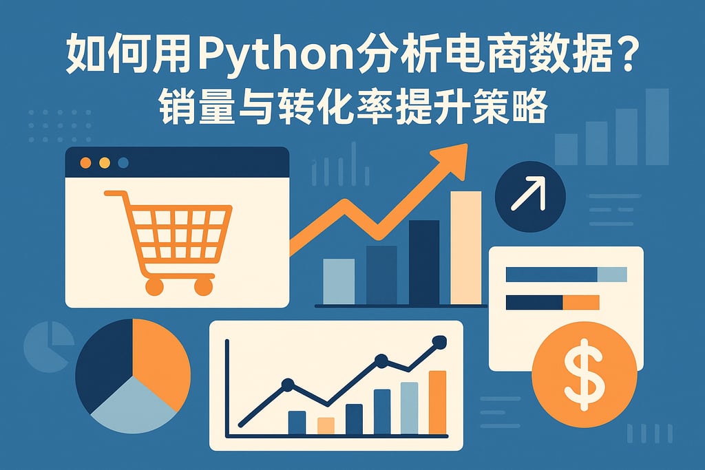 如何用Python分析电商数据？销量与转化率提升策略