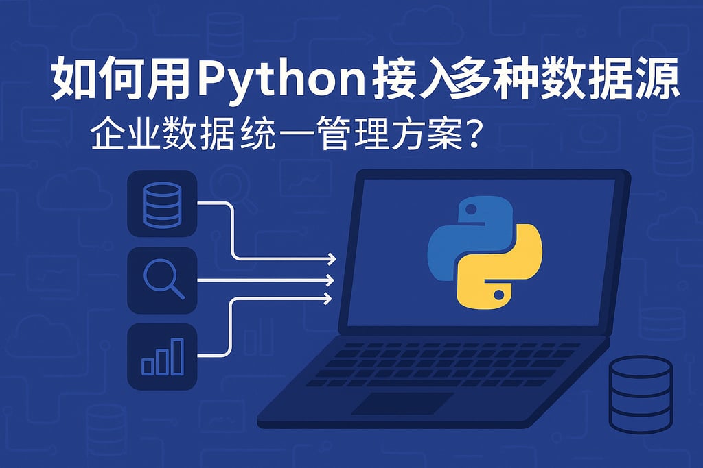 如何用Python接入多种数据源？企业数据统一管理方案？