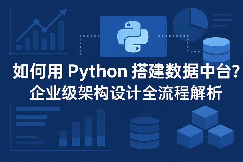 如何用Python搭建数据中台？企业级架构设计全流程解析