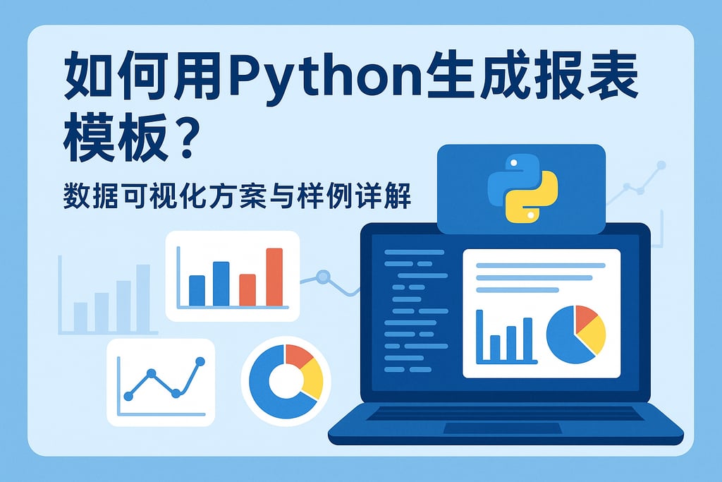报表模板如何用Python生成？数据可视化方案与样例详解