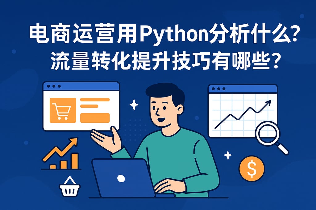 电商运营用Python分析什么？流量转化提升技巧有哪些？