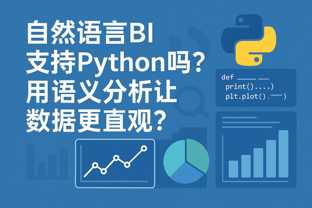 自然语言BI支持Python吗？用语义分析让数据更直观？