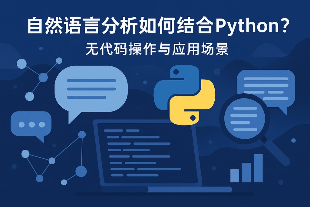 自然语言分析如何结合Python？无代码操作与应用场景