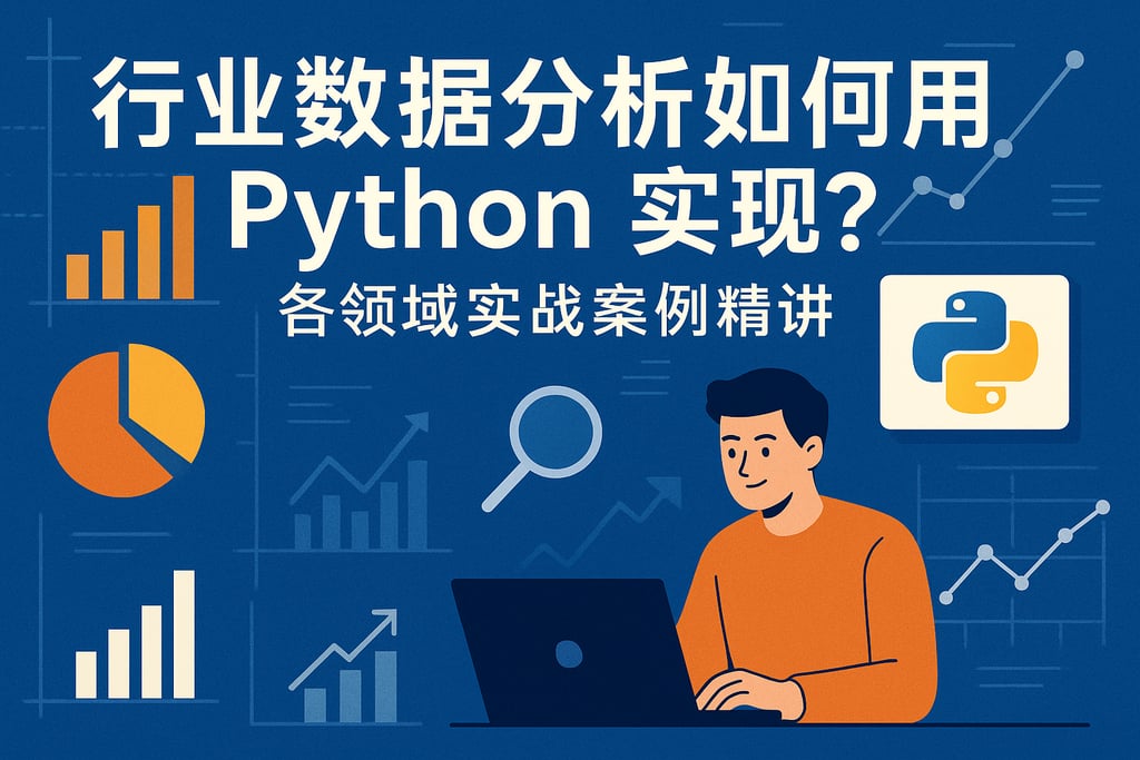 行业数据分析如何用Python实现？各领域实战案例精讲