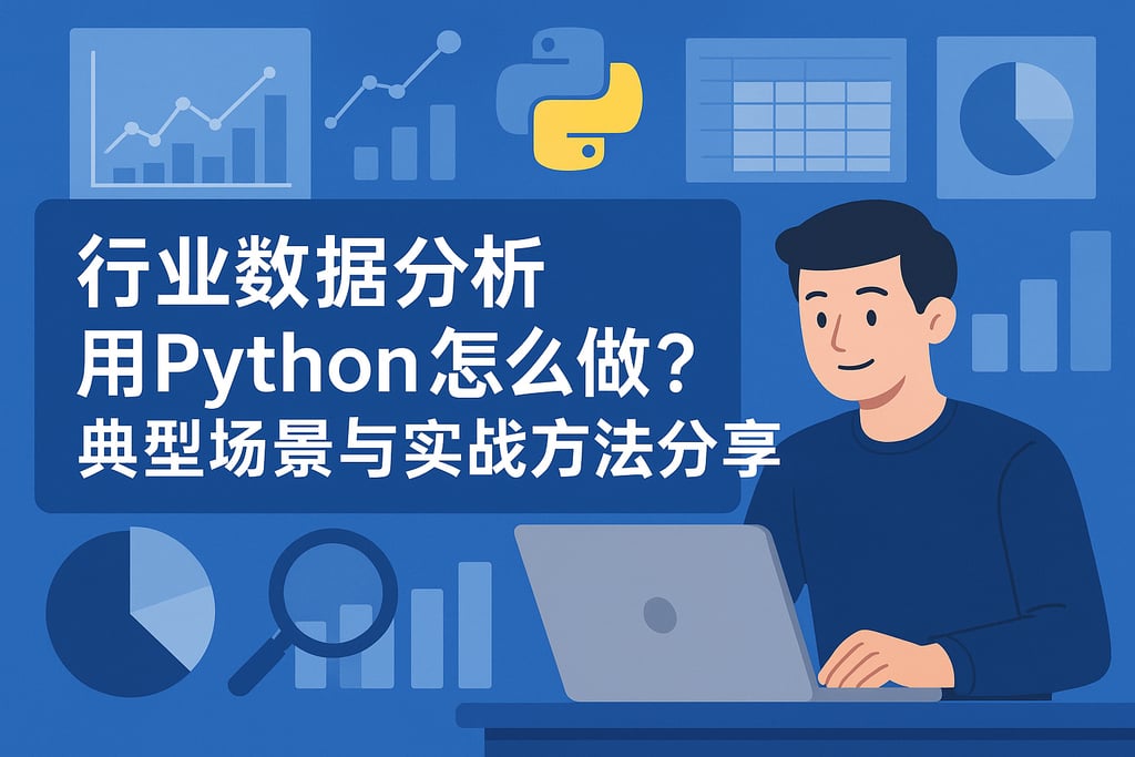 行业数据分析用Python怎么做？典型场景与实战方法分享