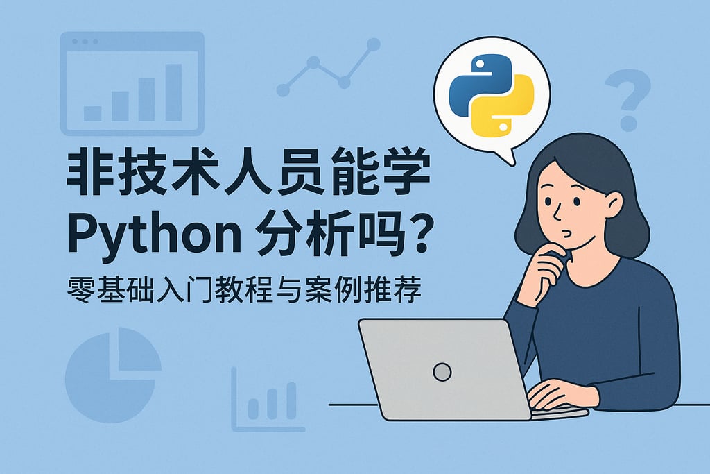 非技术人员能学Python分析吗？零基础入门教程与案例推荐