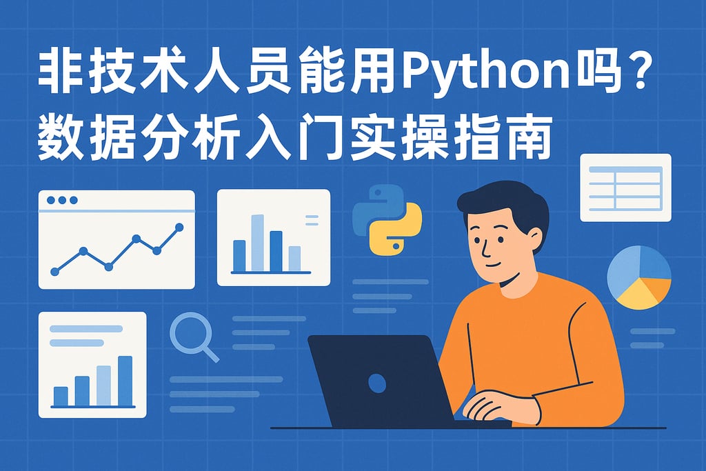 非技术人员能用Python吗？数据分析入门实操指南
