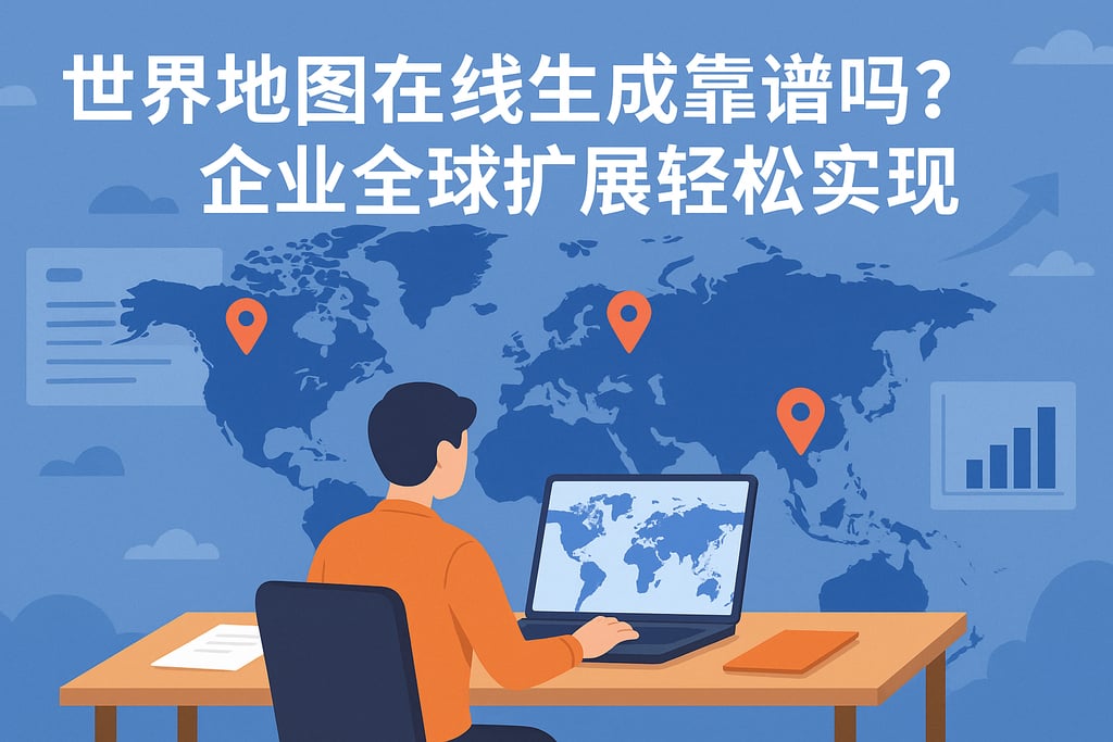 世界地图在线生成靠谱吗？企业全球扩展轻松实现