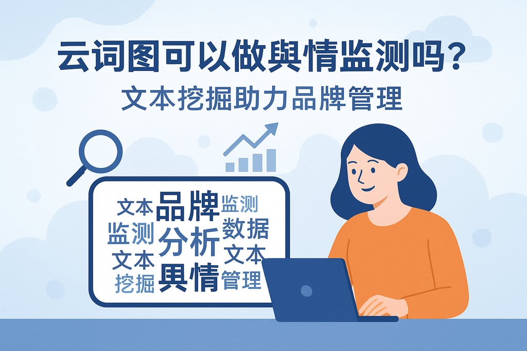 云词图可以做舆情监测吗？文本挖掘助力品牌管理