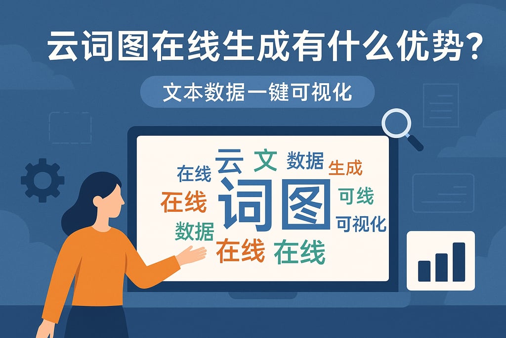 云词图在线生成有什么优势？文本数据一键可视化