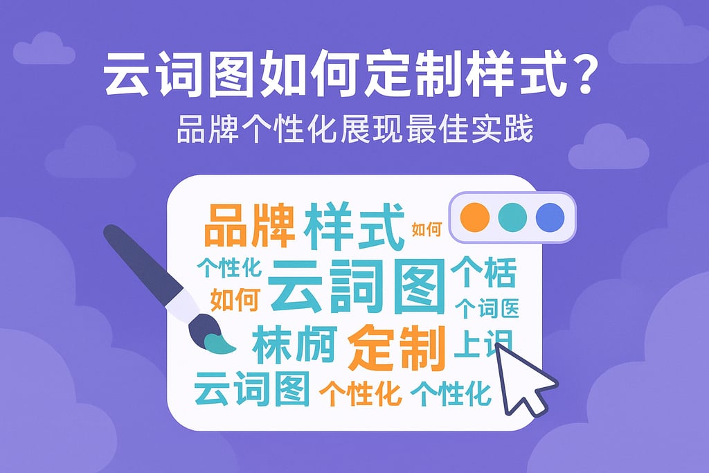 云词图如何定制样式？品牌个性化展现最佳实践