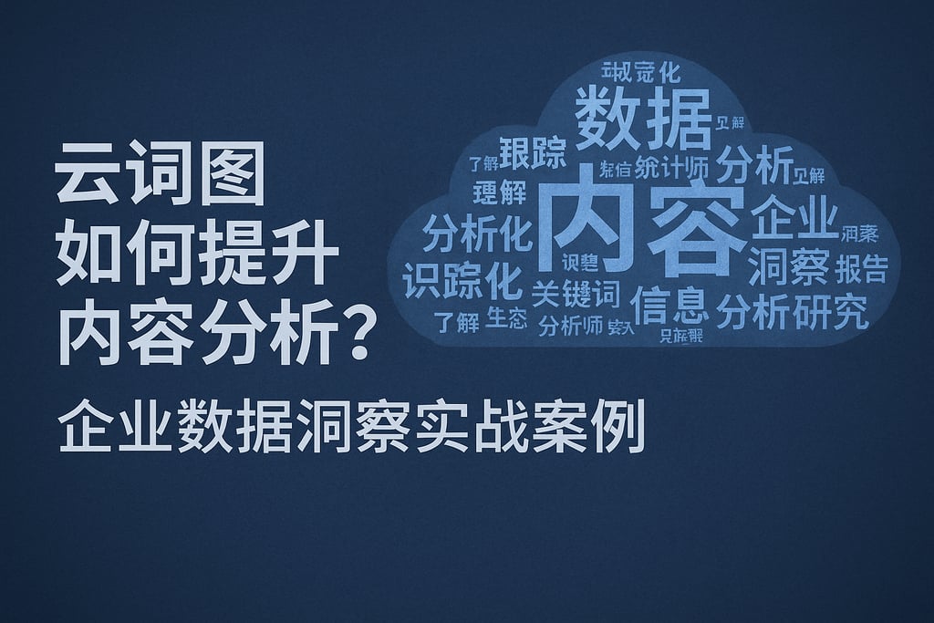 云词图如何提升内容分析？企业数据洞察实战案例