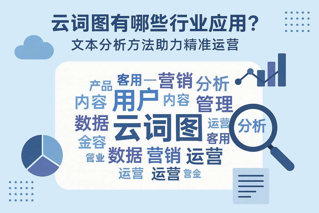 云词图有哪些行业应用？文本分析方法助力精准运营