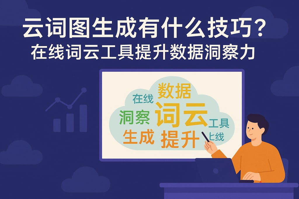 云词图生成有什么技巧？在线词云工具提升数据洞察力