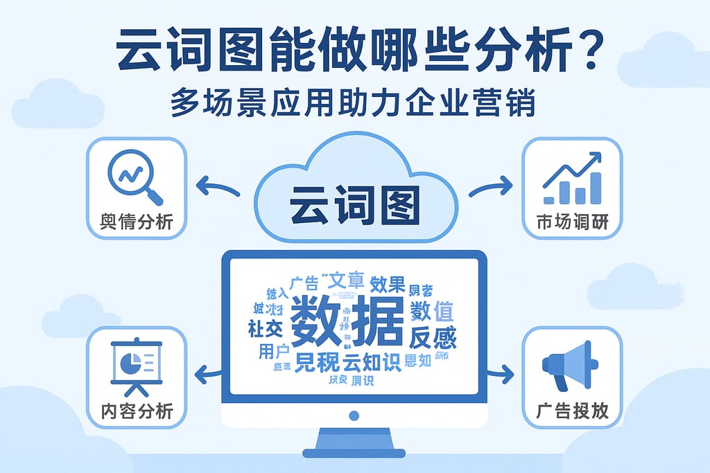 云词图能做哪些分析？多场景应用助力企业营销