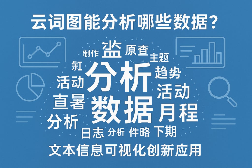 云词图能分析哪些数据？文本信息可视化创新应用