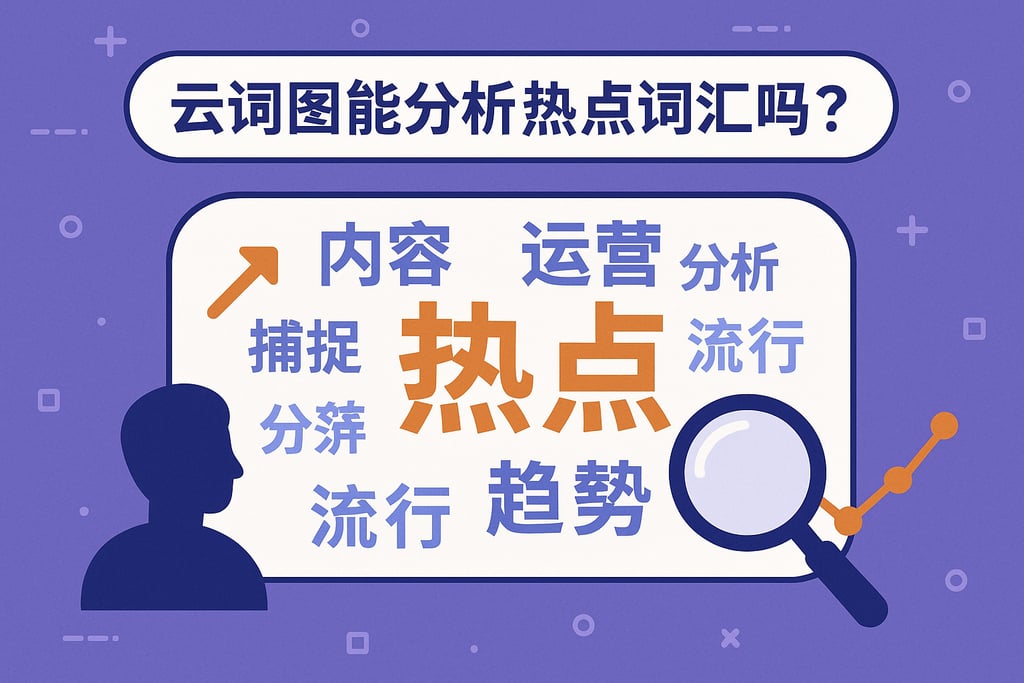 云词图能分析热点词汇吗？内容运营捕捉流行趋势