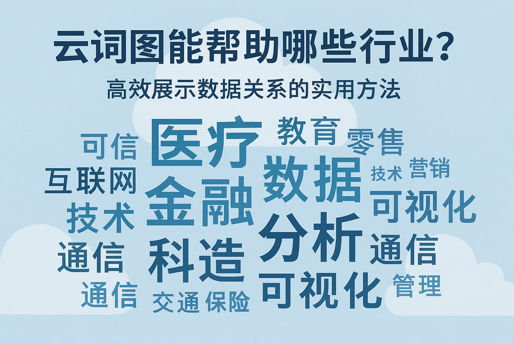云词图能帮助哪些行业？高效展示数据关系的实用方法