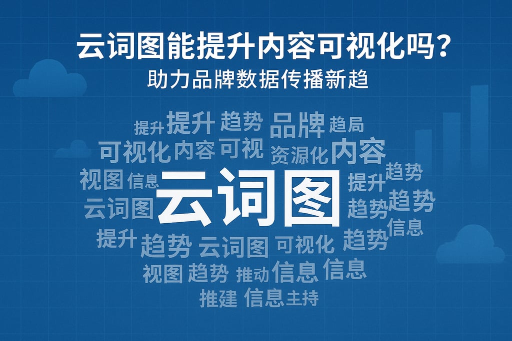 云词图能提升内容可视化吗？助力品牌数据传播新趋势