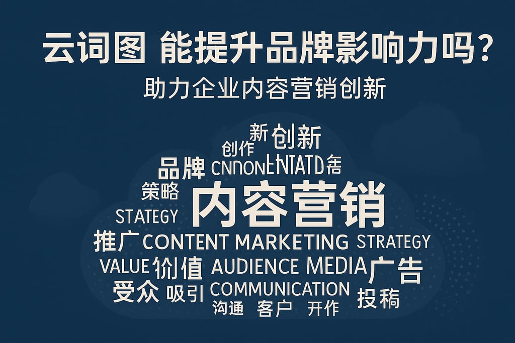 云词图能提升品牌影响力吗？助力企业内容营销创新