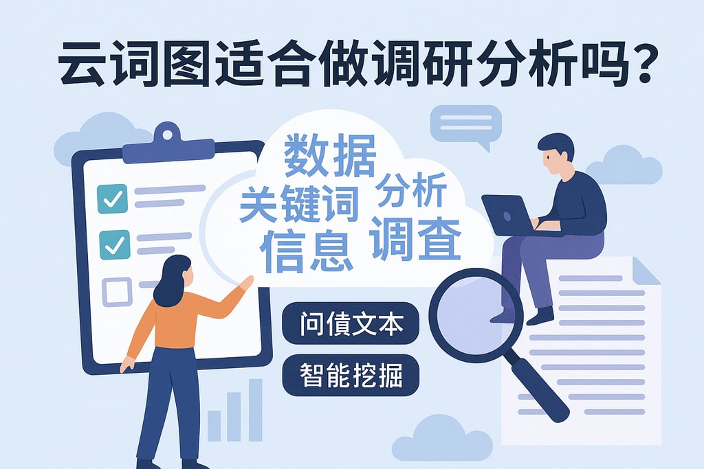 云词图适合做调研分析吗？问卷与反馈文本智能挖掘