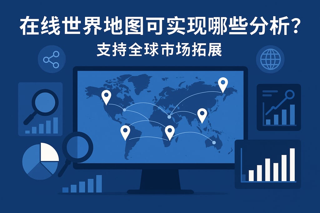 在线世界地图可实现哪些分析？支持全球市场拓展