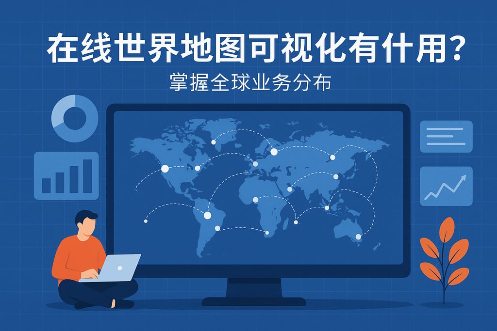 在线世界地图可视化有什么用？掌握全球业务分布