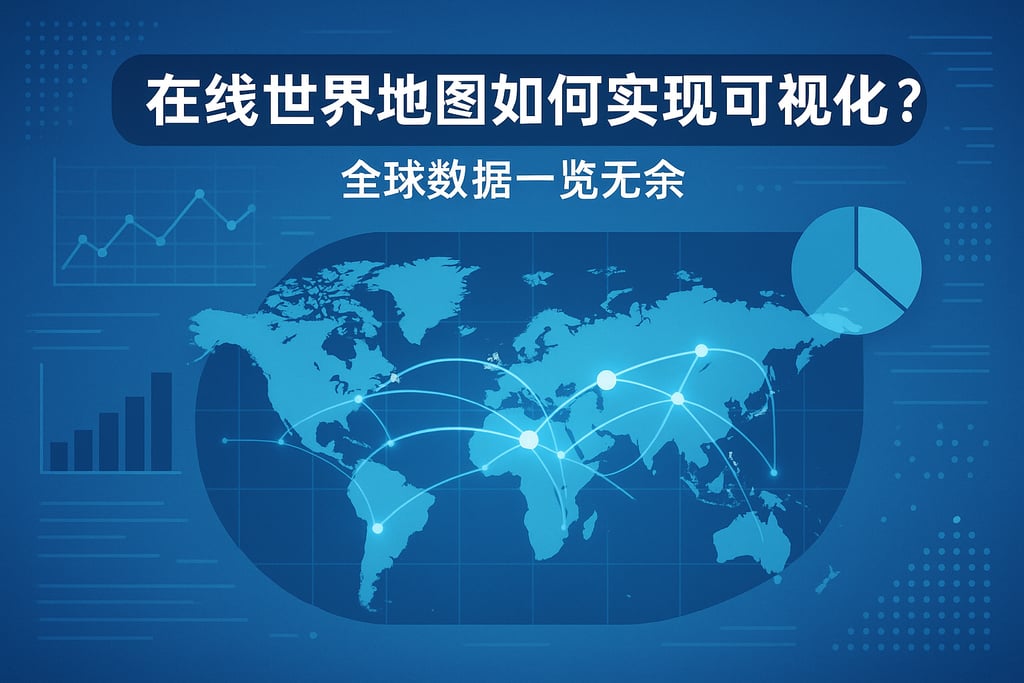 在线世界地图如何实现可视化？全球数据一览无余方案